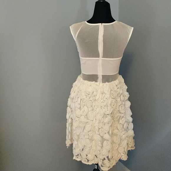 Stunning Ivory Rosette Dress - Picture 4 of 5